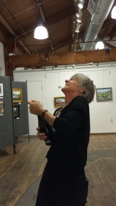 Caroline popping the cork!